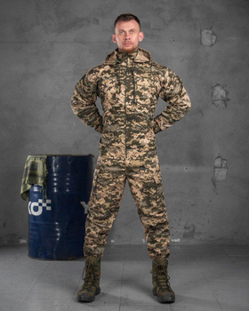 Тактическая военная форма комплект Attac Fam ( Куртка + Штаны ), Камуфляж: Пиксель, Размер: M