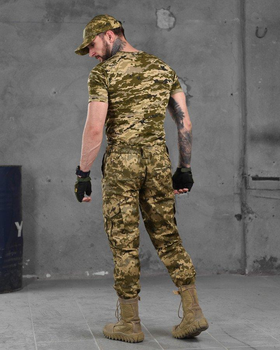 Тактичний військовий польовий костюм Combat ( Футболка + Штани ), Камуфляж: Піксель ЗСУ, Розмір: XXXL