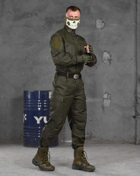 Тактический военный костюм Union ( Китель + Штаны ), Камуфляж: Олива, Размер: XXL