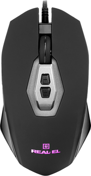 Миша Real-El RM-525 USB Black (EL123200029)