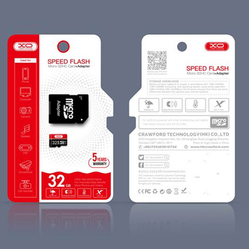 Карта Памяти XO High level TF high speed memory card 32 GB CL10 Black+Red