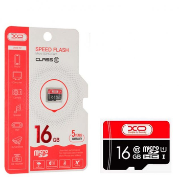 Карта Памяти XO High level TF high speed memory card 16 GB CL10 Black+Red