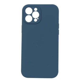 Чехол Fiji Style для Apple Iphone 15 Pro Max силикон бампер с защитой блока камер синий