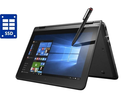 Нетбук-трансформер Lenovo ThinkPad Yoga 11e / 11.6" (1366x768) TN Touch / Intel Celeron N3450 (4 ядра по 1.1 - 2.2 GHz) / 4 GB DDR3 / 128 GB SSD / Intel HD Graphics 500 / WebCam / Win 10 Pro б/в