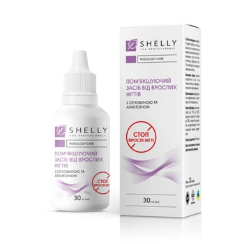 Средство смягчающее от вросших ногтей Shelly с мочевиной и аллантоином 30 мл