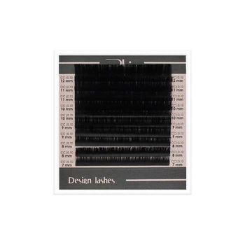 Ресницы Design Lashes CC 0.10 10 рядов: 7-12 мм черные