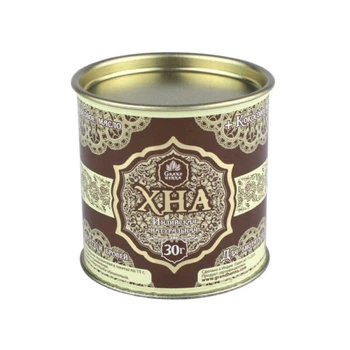 Хна для брів та біо тату Grand Henna шоколадно-коричнева 30 г (8908954773655)