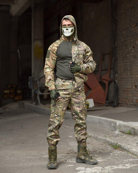 Армійський літній костюм 3в1 штани+убакс+куртка L мультикам (86223)