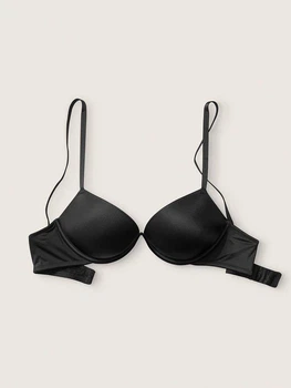 Бюстгальтер Victoria's Secret Pink Super Push-Up Bra чорний 34A