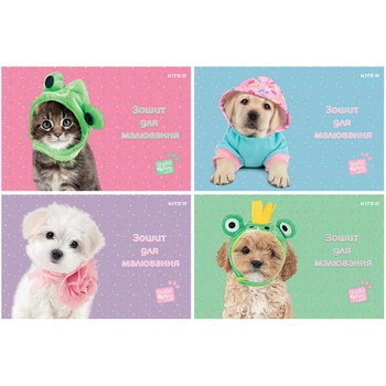 Альбом для малювання Kite Studio Pets А4 24 аркуші (SP24-242)