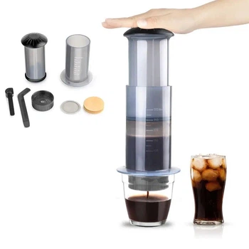 Аеропрес Icafilas Travel Coffee Maker,Портативна ручна кавоварка Aeropress для заварювання фільтр кави