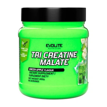 Микронизованный Три-Креатин Малат Evolite Tri Creatine Malate - 300 г Яблоко (5904347170226)