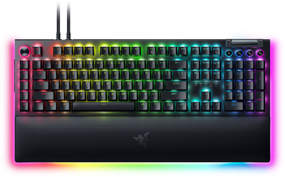 Клавіатура дротова Razer BlackWidow V4 Pro Green Switch USB Black (8887910072042)