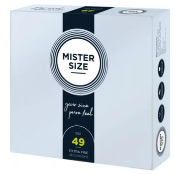 Презервативи Mister Size підходящі за розміром 49 мм 36 шт (4260605480065)