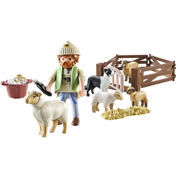 Набір фігурок Playmobil Country Юний вівчар з вівцями 19 шт (4008789714442)