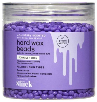 Wosk do ciała Sliick Heard Wax Beads Acai Berry 226 g (78462978779)