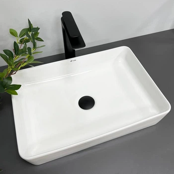 Умивальник (раковина) VBI TRIEST S WHITE накладний