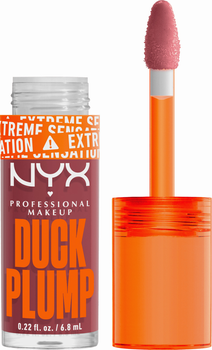 Блиск-плампер для губ NYX Professional Makeup Duck Plump 08 Mauve Out Of My Way високопігментований 6.8 мл (800897250317)
