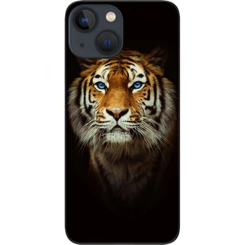 Силиконовый чехол SMTT для iPhone 13 с картинкой Тигр
