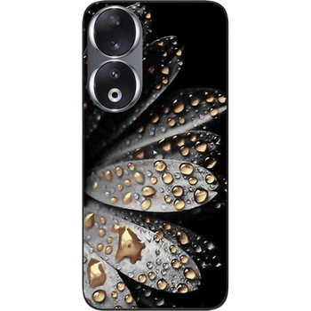 Силиконовый чехол SMTT для Honor 90 с картинкой Цветок