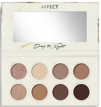 Paleta cieni do powiek Affect Eyeshadow Palette Day to Night 16 g (5902414437531)