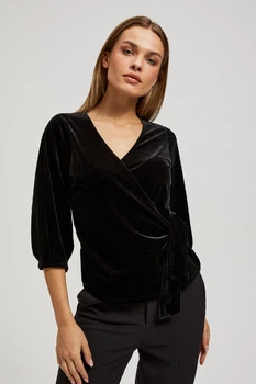 Блузка жіноча MOODO 4237 XL чорна