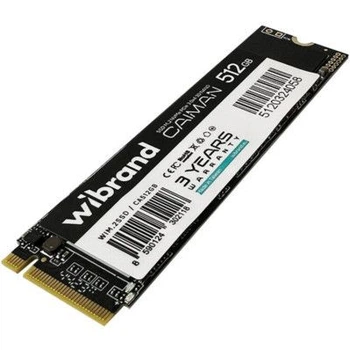 SSD накопитель Wibrand Caiman 512gb m.2 2280 (wim.2ssd/ca512gb)