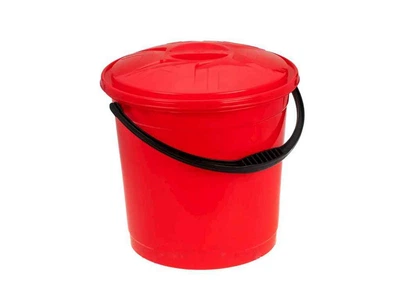 Відро пл. R-PLASTIC харчове 12л з кришкою червоне