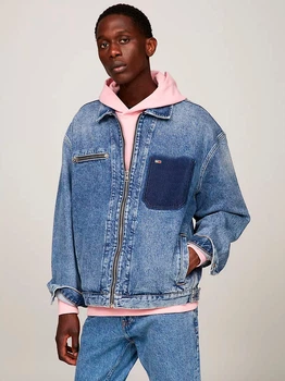 Джинсовая куртка мужская Tommy Hilfiger 242390787 L Синяя (1159804085)