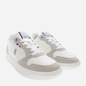 Sneakersy męskie do kostki U.S. Polo Assn uspkosmo001m-whi 44 Białe (8055197488256)