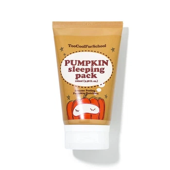 Ночная маска для лица с экстрактом тыквы Too Cool For School Pumpkin Sleeping Pack 100 ml