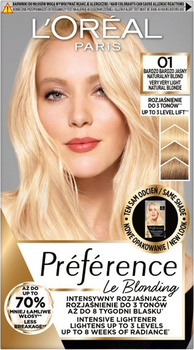 Farba do włosów L'Oreal Paris Preference 01 Prague 175 ml (3600524088866)
