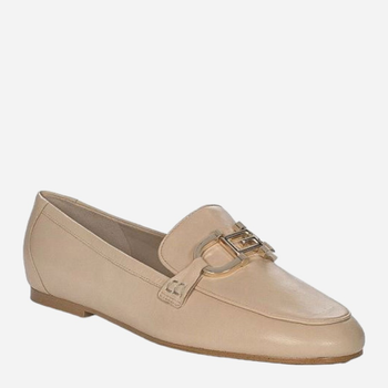 Loafersy damskie skórzane