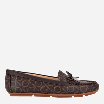 Жіночі мокасини Calvin Klein 584543284 37.5 (7M) 24 см Коричневі (1159804408)