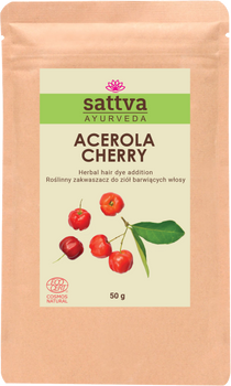 Підкислювач Sattva Ayurveda Acerola Cherry для хни та фарбувальних трав 50 г (5903794187382)