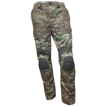 Тактичні військові штани з наколінниками Зигзаг Multicam (тканина полікоттон, Туреччина) , 62 (SEAM-MKRS-NAC-TR-PC-62)
