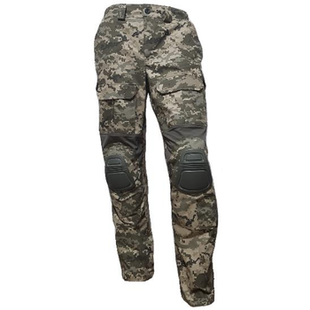 Тактичні військові штани з наколінниками Зигзаг Pixel UA (тканина полікоттон, Туреччина), 60 (SEAM-PXLUA-NAC-TR-PC-60)