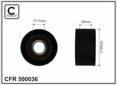 Ролик натяжной CAFFARO (500036) Caffaro (500036)