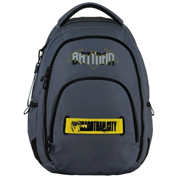 Рюкзак школьный Kite teens DC Comics Batman DC24-905M 42x32x13 см серый