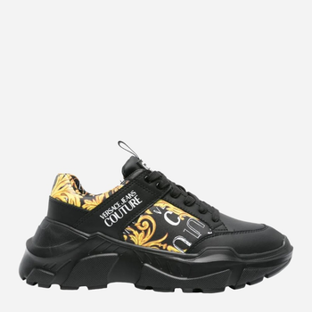 Sneakersy męskie na grubej podeszwie Versace jeans vjc76ya3sc2zpa52g89 42 Czarne (8052019583410)