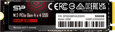 SSD накопичувач Silicon Power Ud90 500GB (SP500GBP44UD9005)