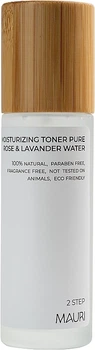 Зволожуючий тонік для обличчя "Роза та лаванда" - Mauri Moisturizing Toner Pure Rose & Lavander Water 50ml (1332832-5850219)
