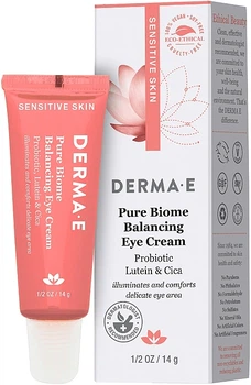 Балансирующий крем для кожи вокруг глаз - Derma E Pure Biome Balancing Eye Cream 14g (1326368-3417832)