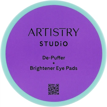 Освіжальні гідрогелеві патчі для шкіри навколо очей - Amway Artistry Studio Zen + Energy De-Puffer Eye Pads 60шт (1310824-143350)