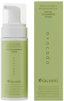 Пенка для умывания с авокадо - Nacomi Rich & Comfy Regeneration Avocado Face Cleansing Foam 150ml (1342481-10698835)