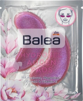Гідрогелеві патчі під очі "Hyaluron & Magnolien-Extrakt" - Balea Augenpads 2шт (1282950-140048)