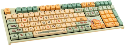 Klawiatura przewodowa Ducky x Dimanche One 2 Pro Neverland Varmilo EC Iris V2 USB Orange (GATA-2118)