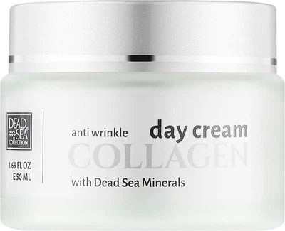 Денний крем проти зморшок з колагеном та мінералами Мертвого моря - Dead Sea Collection Collagen Day Cream 50ml (1317078-1869908)