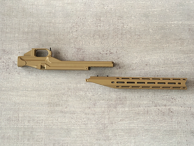 Ложе Crook CRC 7R003L Coyote Tan для лівостороннього Remington 700 Short Action