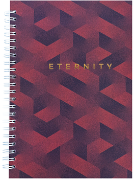 Блокнот Axent на спіралі Earth Colors Eternity А5 у клітинку 96 аркушів (8032-24-A)